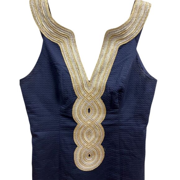 Lilly Pulitzer Valli Navy Sheath Dress - Picture 3 of 7